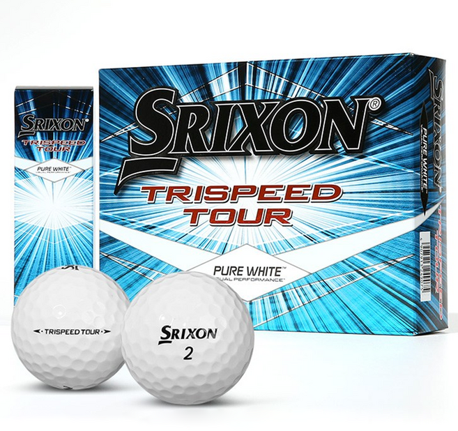 스릭슨 TRISPEED TOUR 골프공 정품 3피스 42.67mm, 퓨어화이트, 12개입, 1개