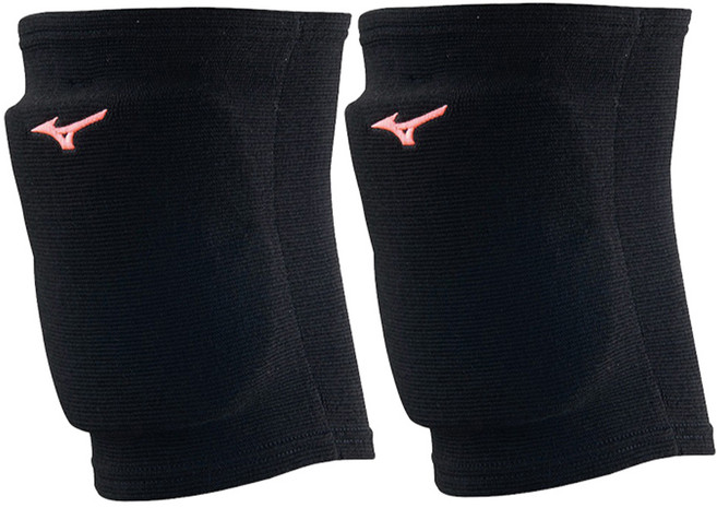 Mizuno 美津濃 成人用護膝 排球護膝 V2TYB08698 黑粉色, 1雙