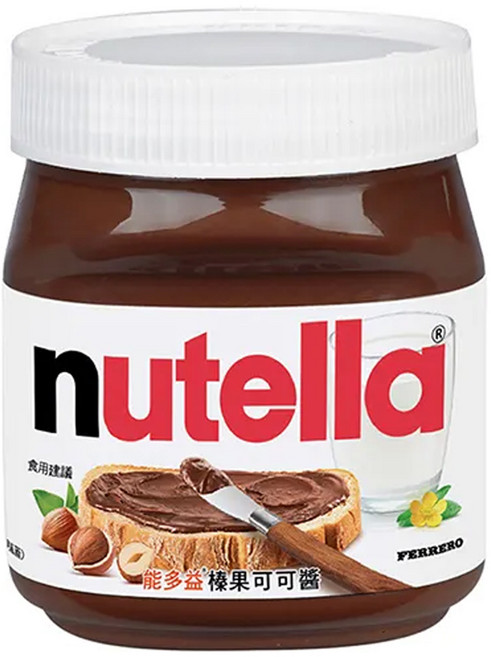 nutella 能多益 榛果可可醬, 180g, 1罐