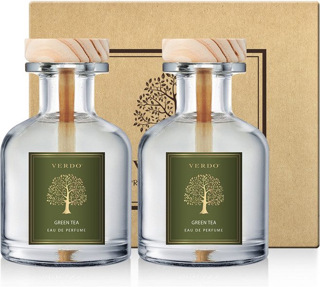 베르도 차량용 방향제 150ml 2p, 그린티, 1세트