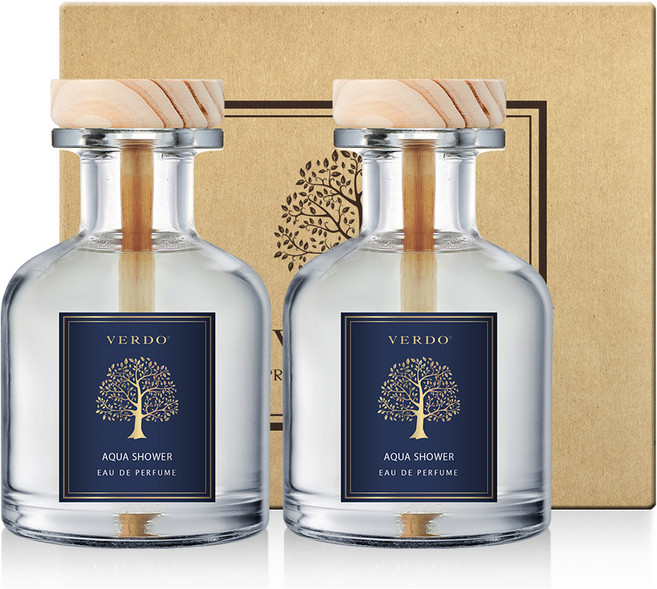 베르도 차량용 방향제 150ml 2p, 아쿠아샤워, 1세트