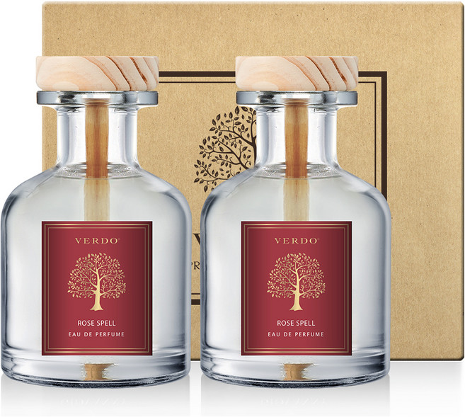 베르도 차량용 방향제 150ml 2p, 로즈스펠, 1세트