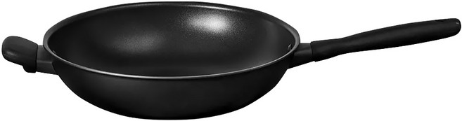 MEYER 美亞 鎧甲系列 導磁單柄不沾炒鍋 加輔助手把 鎧甲黑, 30cm, 1個