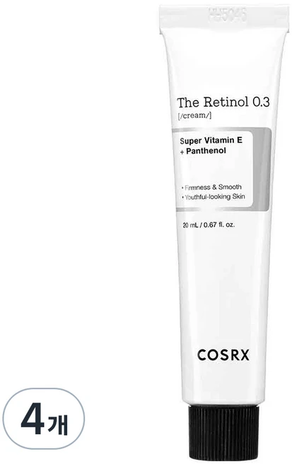 코스알엑스 더 레티놀 0.3 크림, 20ml, 4개 - 쿠팡