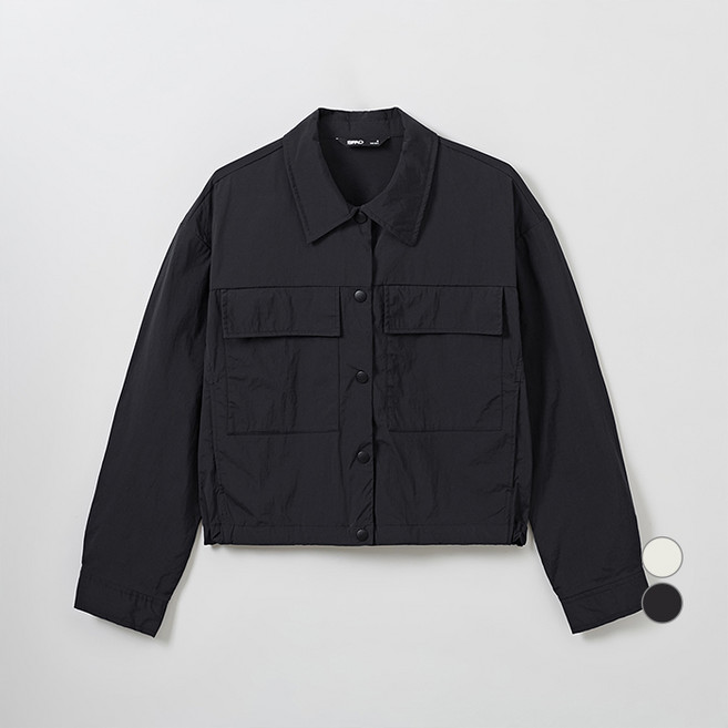 스파오 여성용 쿨 스트레치 포켓 점퍼 SPJJE24G01