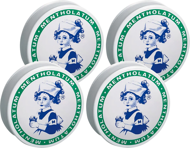 MENTHOLATUM 曼秀雷敦 軟膏, 4罐, 12g