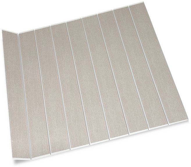 글랑앤 욕조덮개, 우드 + 화이트, 1개