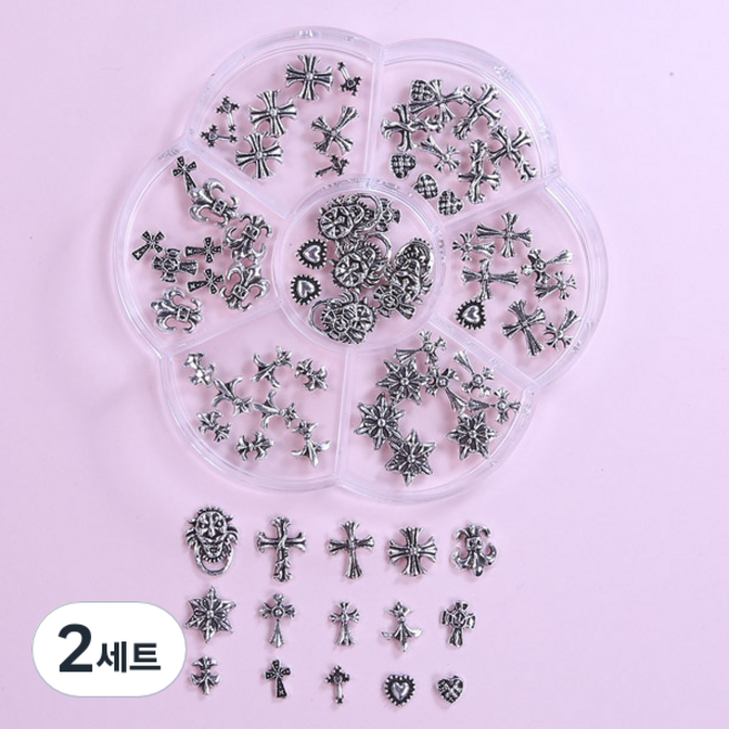 크롬 엔틱파츠세트 KN-P1086, 2개, 혼합색상