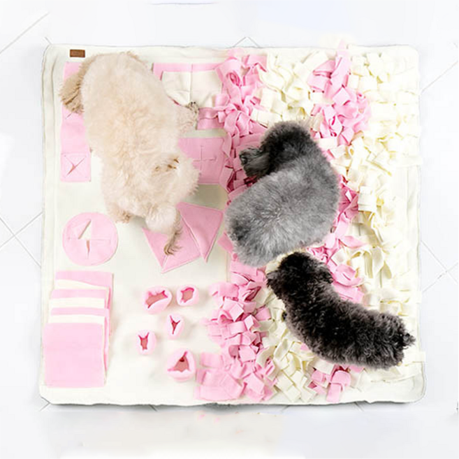 딩동펫 노즈워크 담요, 핑크, 1개