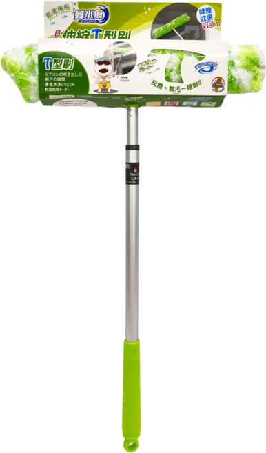 NEXCLEANS 舞水痕日式伸縮T型刷/清潔刷/除塵刷/伸縮清潔刷 28 x 82cm, 多色 多用途, 1支
