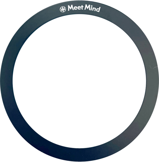 Meet Mind ios/Android 多彩引磁片 通用款 Set 2 無線快充 輕薄磁吸 穩固不易脫落 10色可選, 深藍色, 1組