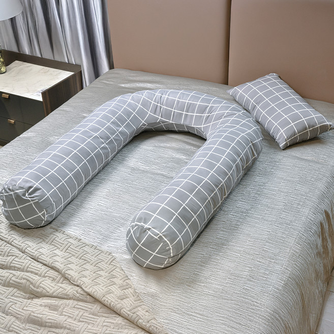 comet Home U型枕 + 小抱枕, 灰色