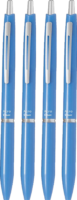 PILOT 百樂 300型 輕油筆 BAC30EFL 0.5mm, 藍色, 4支