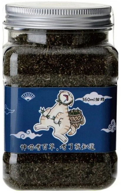 神喵嚐百草 細切貓草 360ml, 大, 1罐