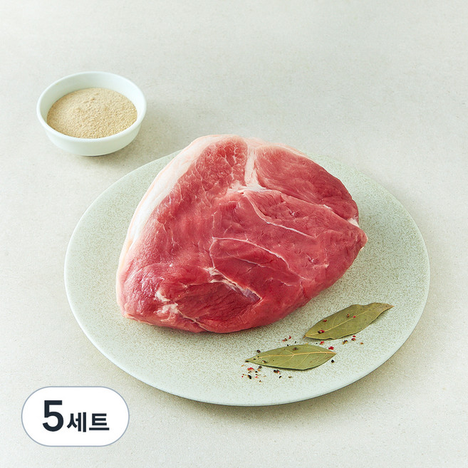 선진포크한돈 미박 뒷사태 수육용 600g + 분말스프 세트 (냉장), 5세트