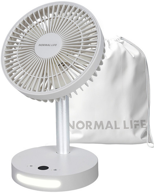 노멀라이프 브리즈 PRO 탁상용 무선선풍기, NL-25TF04, 스틸그레이