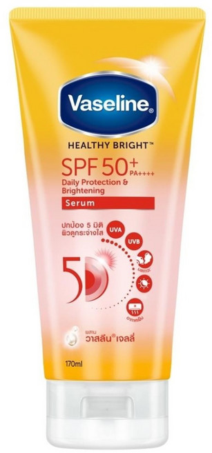 Vaseline 凡士林 5D極護水感防曬乳 SPF50+ PA++++, 170ml, 1瓶