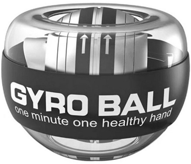 이츠굿텐 오토매틱 자이로볼 손목 운동기구, 블랙, 1개