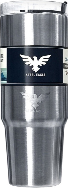 STEEL EAGLE 304不鏽鋼真空冰鋒杯, 銀色, 1個, 900ml