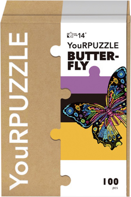 YouRPUZZLE PU4955 蝴蝶拼圖 14歲以上, 100片, 1盒