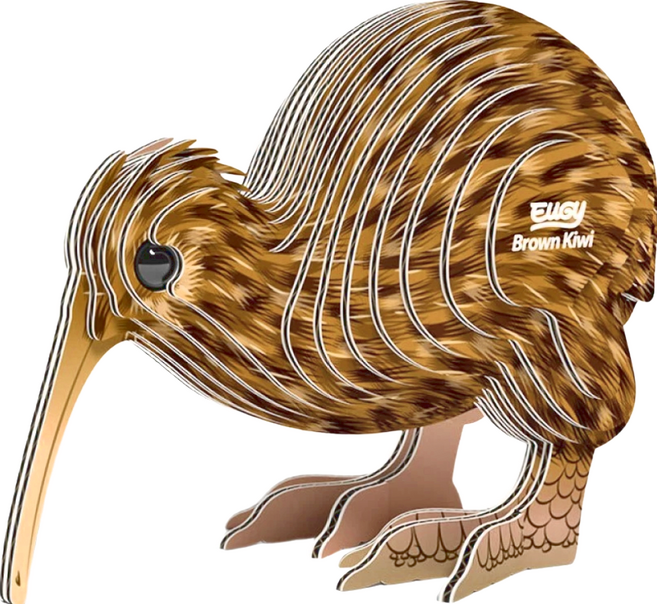 EuGy 3D立體紙拼圖布朗, 布朗奇異鳥, 1個, 24片