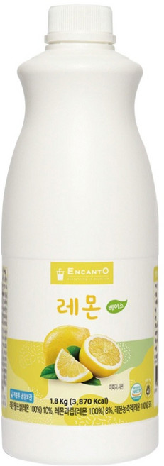 엔아이에프 엔칸토 레몬 베이스, 1개, 1.8kg