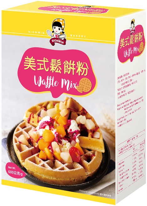 SIGNWIN 三得冠 美式鬆餅粉, 600g, 1盒