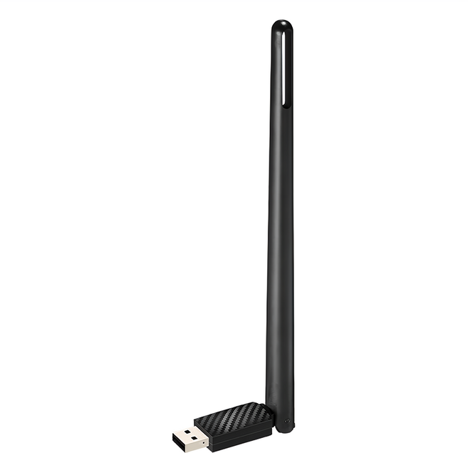 TOTOLINK 雙頻無線USB網卡 2.4GHz/5GHz, A650UA, 黑色, 1個