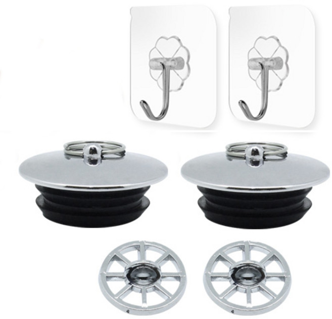 또바기닷컴 욕조거름망+욕조마개 세트+흡착마개걸이