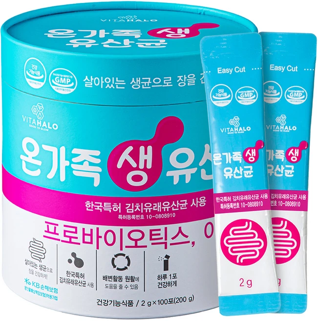 비타할로 온가족 생 유산균, 300g, 1개 - 쿠팡