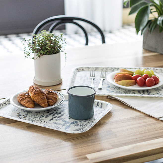 비스비바 버드 쟁반 2종 세트, 혼합색상, 1개