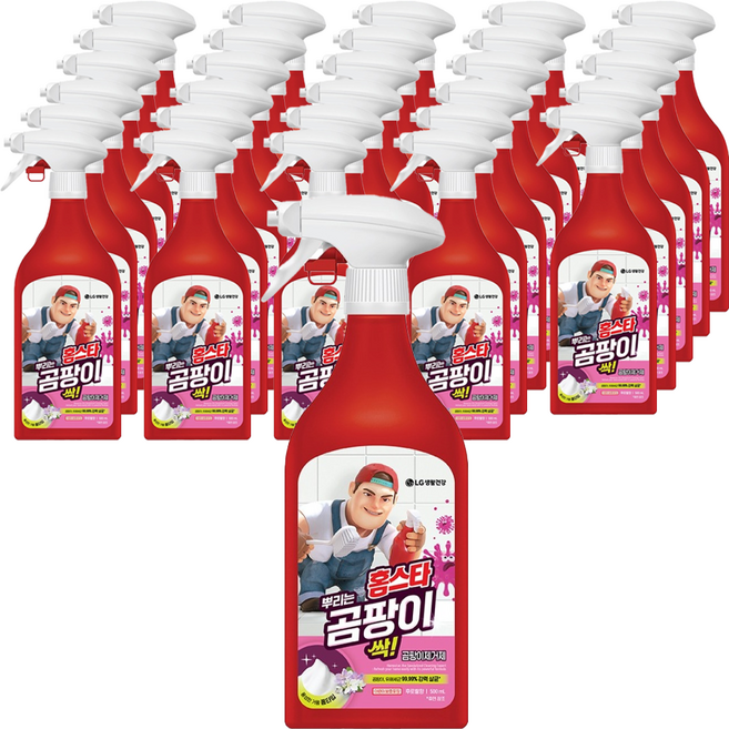 홈스타 맥스프레쉬 뿌리는 곰팡이 싹 세정제, 500ml, 30개