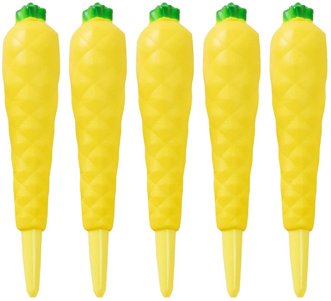 捏捏樂紓壓筆 0.5mm, 菠蘿 黃色, 5個