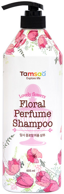 탐사 플로랄 퍼퓸 샴푸, 605ml, 1개