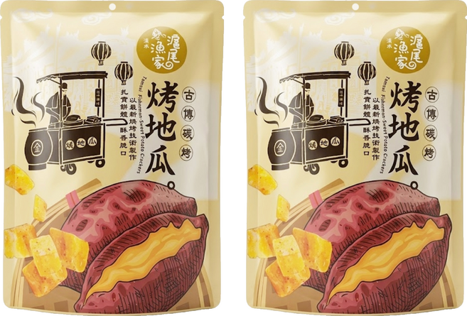 滬尾漁家 烤地瓜, 2包, 70g