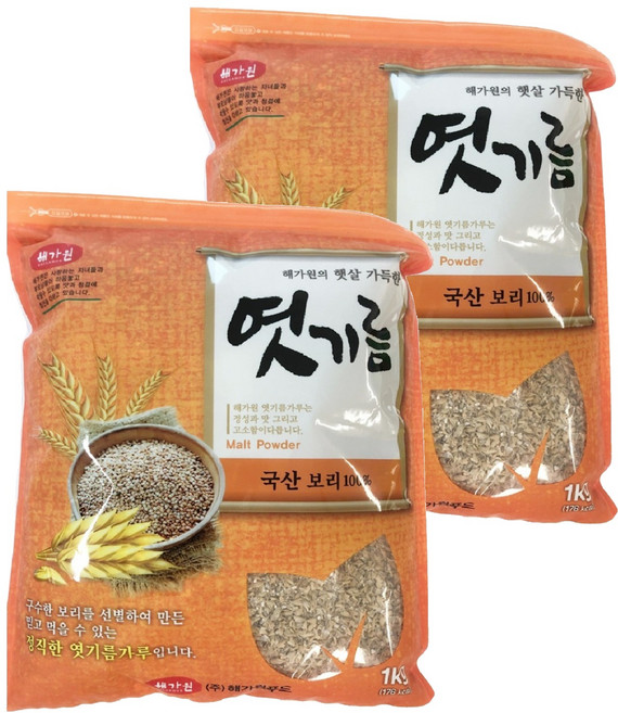 Haetsalnarae Haegawon 麥芽大麥, 2個, 1kg
