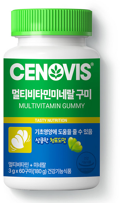 세노비스 멀티비타민 미네랄구미, 60정, 1개
