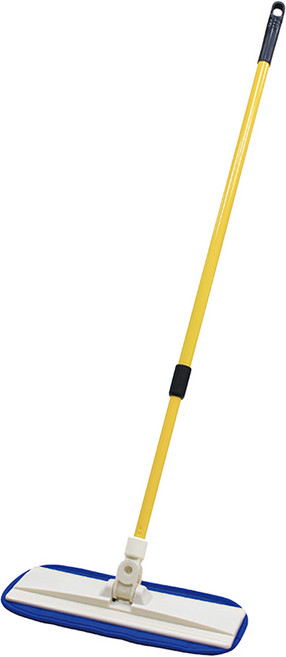 NEXCLEANS 舞水痕 超纖靜電拖把組 乾濕兩用 家用型 静電板30 x 9.5cm + 伸縮鋼管總長120cm ±5% + 超纖拖把布32x15cm ±5%, 1組