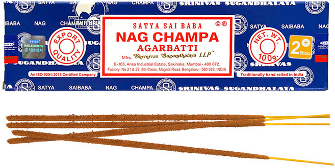 나그참파코리아 사티아 나그참파 인센스 스틱, 혼합색상, 1개, 1개