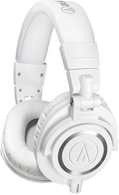 audio-technica 鐵三角 ATH-M50x Wired 耳罩式 耳機 45mm 38Ω 監聽 原廠保固 白色