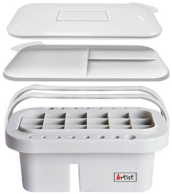 다다 3단 물통 매직 팔레트, 그레이