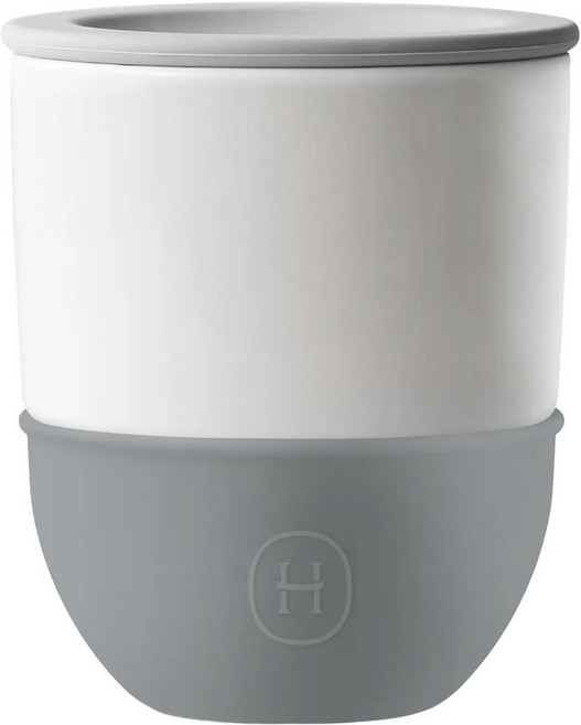 HYDY 陶瓷杯 90 x 90 x 105mm 峽灣 370g 300ml, 峽灣 灰色 + 米白色, 1個