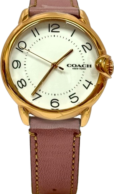 COACH 蔻馳 經典 Arden 女錶 象牙白 玫瑰金 36mm
