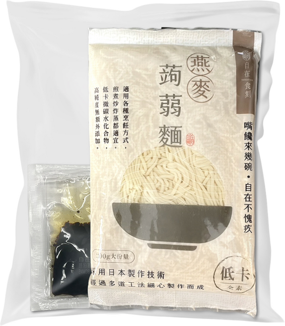 自在食刻 蔥爆秘醬蒟蒻米線, 225g, 1包