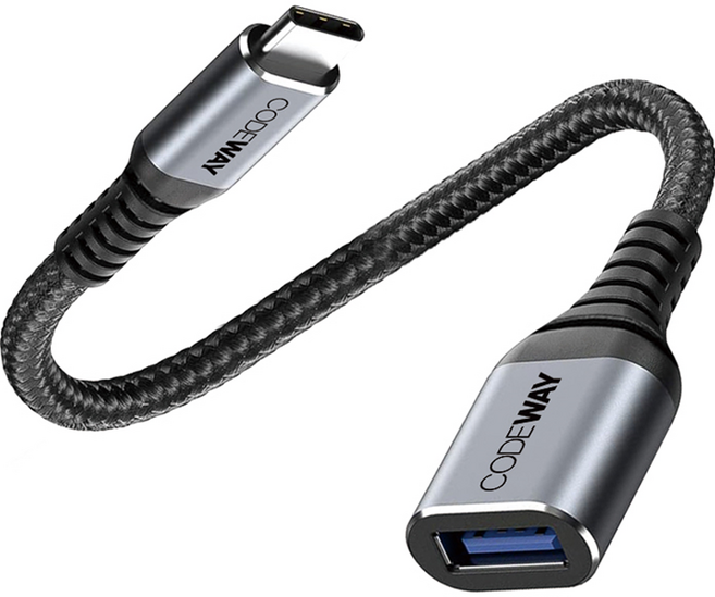 코드웨이 USB C타입-A타입 3.0 OTG젠더, 2m, 혼합색상, 1개