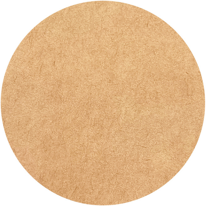 무지 크라프트 메모 스티커 5cm, 혼합색상, 240개