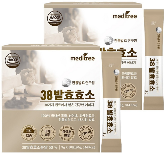 전통발효연구원 38효소, 90g, 2개