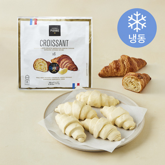 르푸닐드피에르 크로아상 (냉동), 60g, 1개, 6개입