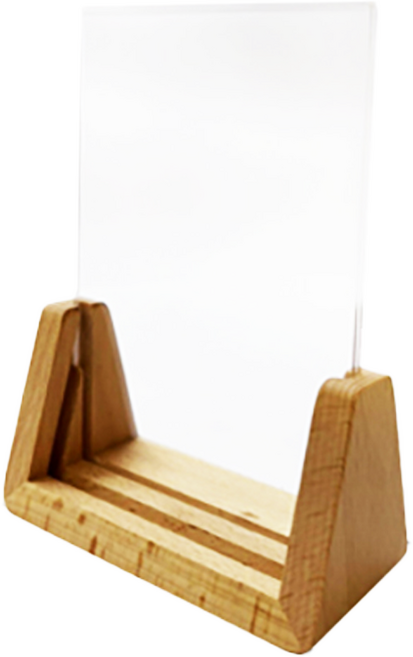 木製良品 U型實木相框 橫式, 櫸木色, 1個