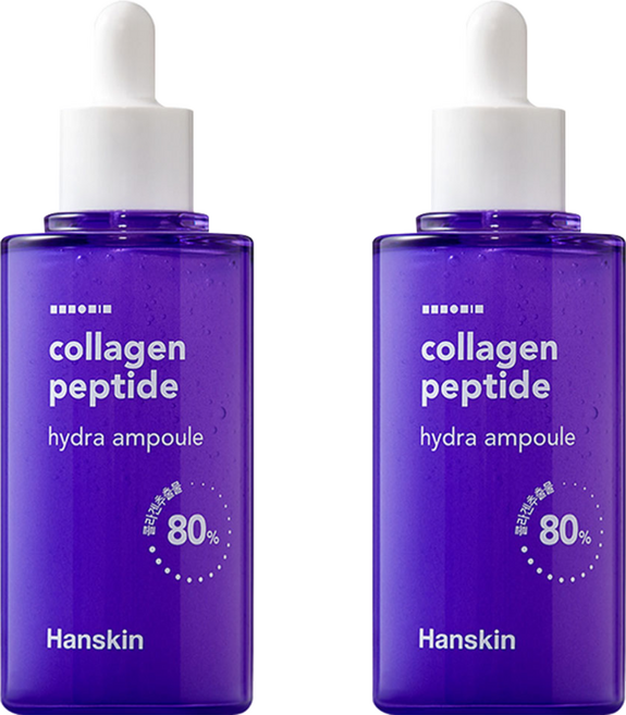Hanskin 膠原蛋白胜肽保濕安瓶, 90ml, 2瓶